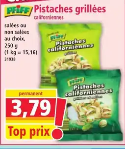 Norma PFIFF Pistaches grillées offre