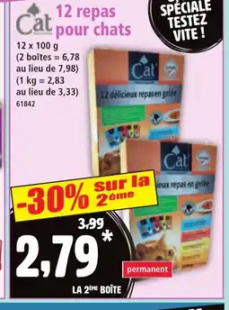 Norma CAT 12 repas pour chats offre