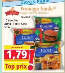 Norma LECKERROM Fromage fondu offre