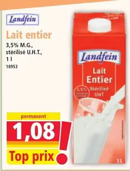 Norma LANDFEIN Lait fein offre
