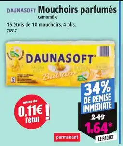 Norma DAUNASOFT Mouchoirs parfumés offre