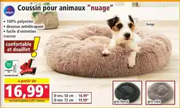 Norma Coussin pour animaux nuage offre
