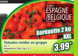 Tomate ronde en grappe