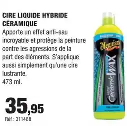 Autobacs Cire liquide hybride céramique offre