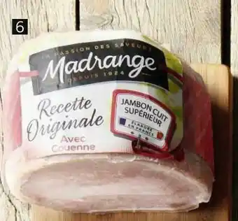 Géant Casino Jambon supérieur avec couenne offre