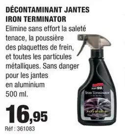 Autobacs Décontaminant jantes iron terminator offre