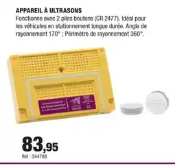 Autobacs Appareil à ultrasons offre