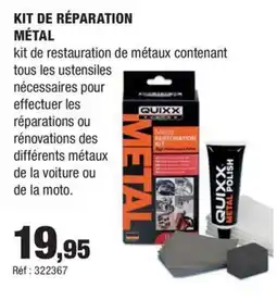 Autobacs Kit de réparation metal offre