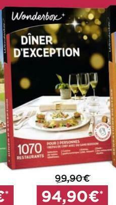 Géant Casino Wonderbox coffret cadeau wonderbox offre