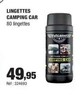 Autobacs Lingettes camping car offre