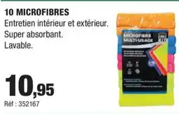Autobacs 10 microfibres offre