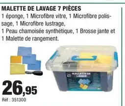 Autobacs Malette de lavage 7 pièces offre