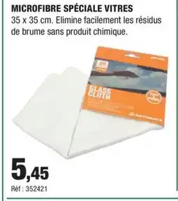 Autobacs Microfibre spéciale vitres offre