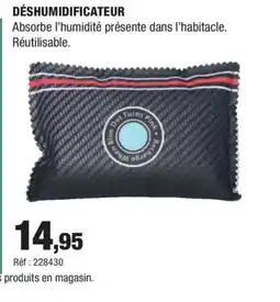 Autobacs Déshumidificateur offre