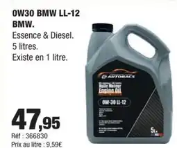 Autobacs 0W30 BMW LL-12 BMW offre