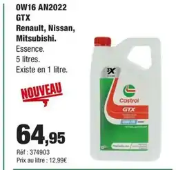 Autobacs OW16 AN2022 GTX Renault, Nissan, Mitsubishi offre
