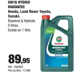Autobacs OW16 HYDRID MAGNATEC Honda, Land Rover Toyota Suzuki offre