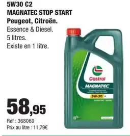 Autobacs 5W30 CS MAGNATEC STOP START Peugeot, Citroën offre
