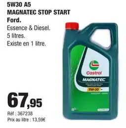 Autobacs 5W30 A5 MAGNATEC STOP START Ford offre