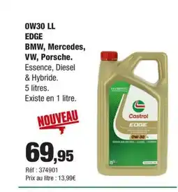 Autobacs OW30 LL EDGE BMW, Mercedes VM Porsche offre