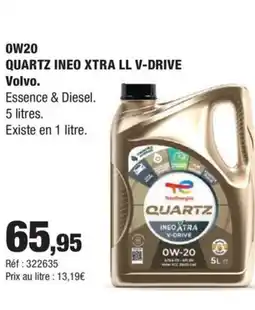 Autobacs OW20 QUARTZ INEO XTRA LL V-DRIVE Volvo offre