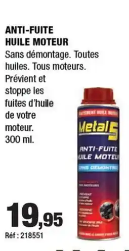 Autobacs Anti-fuite huile moteur offre