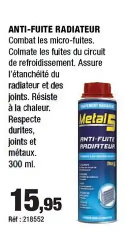 Autobacs Anti-fuite radiateur offre