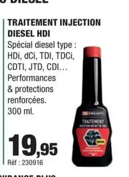 Autobacs Traitement injection diesel hdi offre