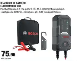 Autobacs Chargeur de batterie électronique c30 offre