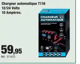 Autobacs Chargeur automatique T116 12/24 Volts offre