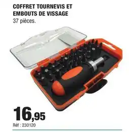 Autobacs Coffret tournevis et embouts de vissage offre
