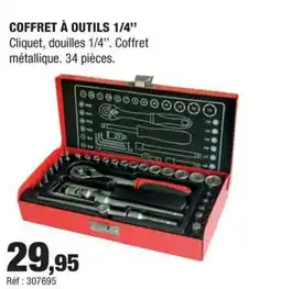 Autobacs Coffret à outils 1/4" offre