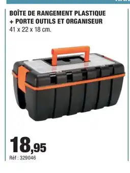 Autobacs Boîte de rangement plastique + porte outils et organiseur offre