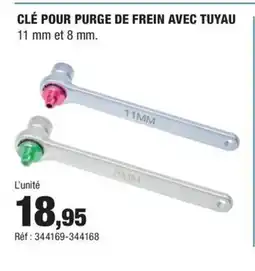 Autobacs Clé pour purge de frein avec tuyau offre