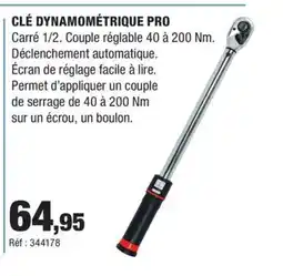 Autobacs Clé dynamométrique pro offre