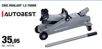 Autobacs Cric roulant 1,5 tonne offre