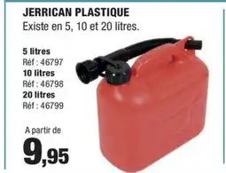 Autobacs Jerrican plastique offre