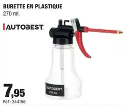 Autobacs Burette en plastique offre