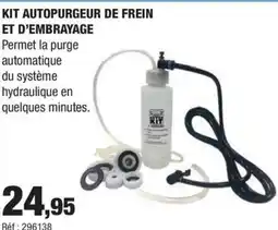 Autobacs Kit autopurgeur de frein et d'embrayage offre