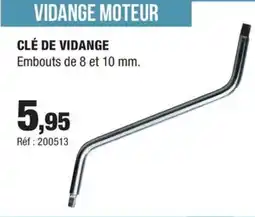 Autobacs Clé de vidange offre