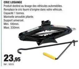 Autobacs Cric losange offre