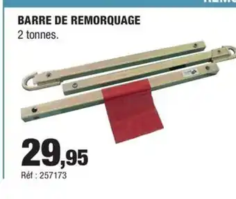 Autobacs Barre de remorquage offre