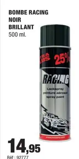 Autobacs Bombe racing noir brillant offre