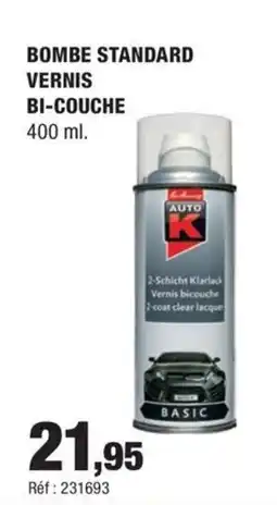 Autobacs Bombe standard vernis offre
