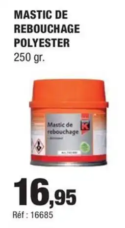 Autobacs Mastic de rebouchage polyester offre