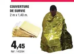 Autobacs Couverture de survie offre