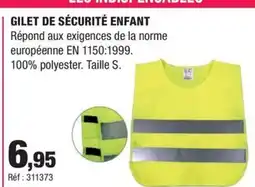 Autobacs Gilet de sécurité enfant offre