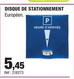 Autobacs Disque de stationnement offre