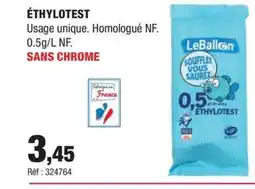 Autobacs Éthylotest offre