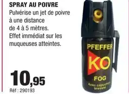 Autobacs Spray au poivre offre